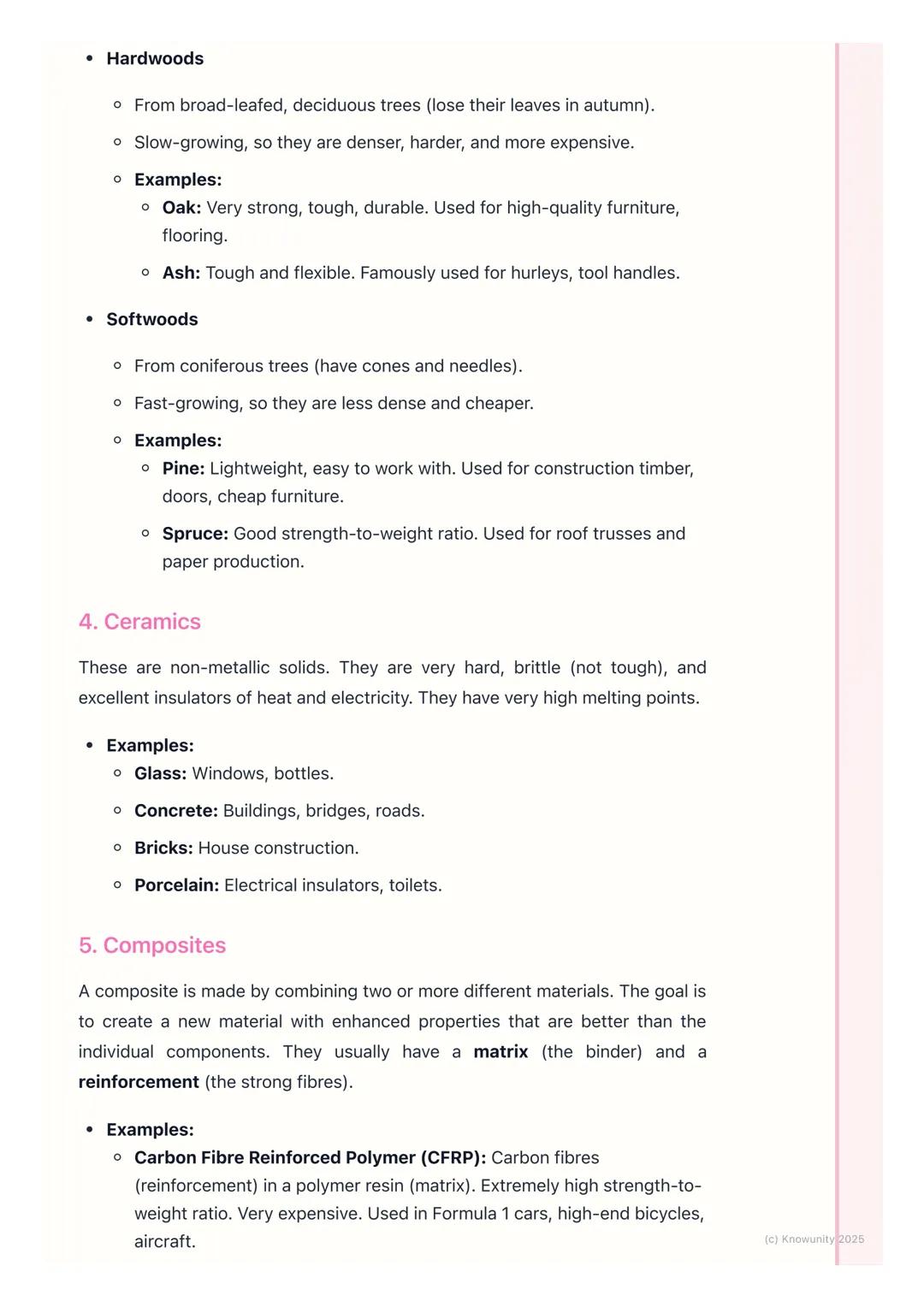 # Common Engineering
Materials

An introduction to common materials

Choosing the right material is one of the most important jobs for an en