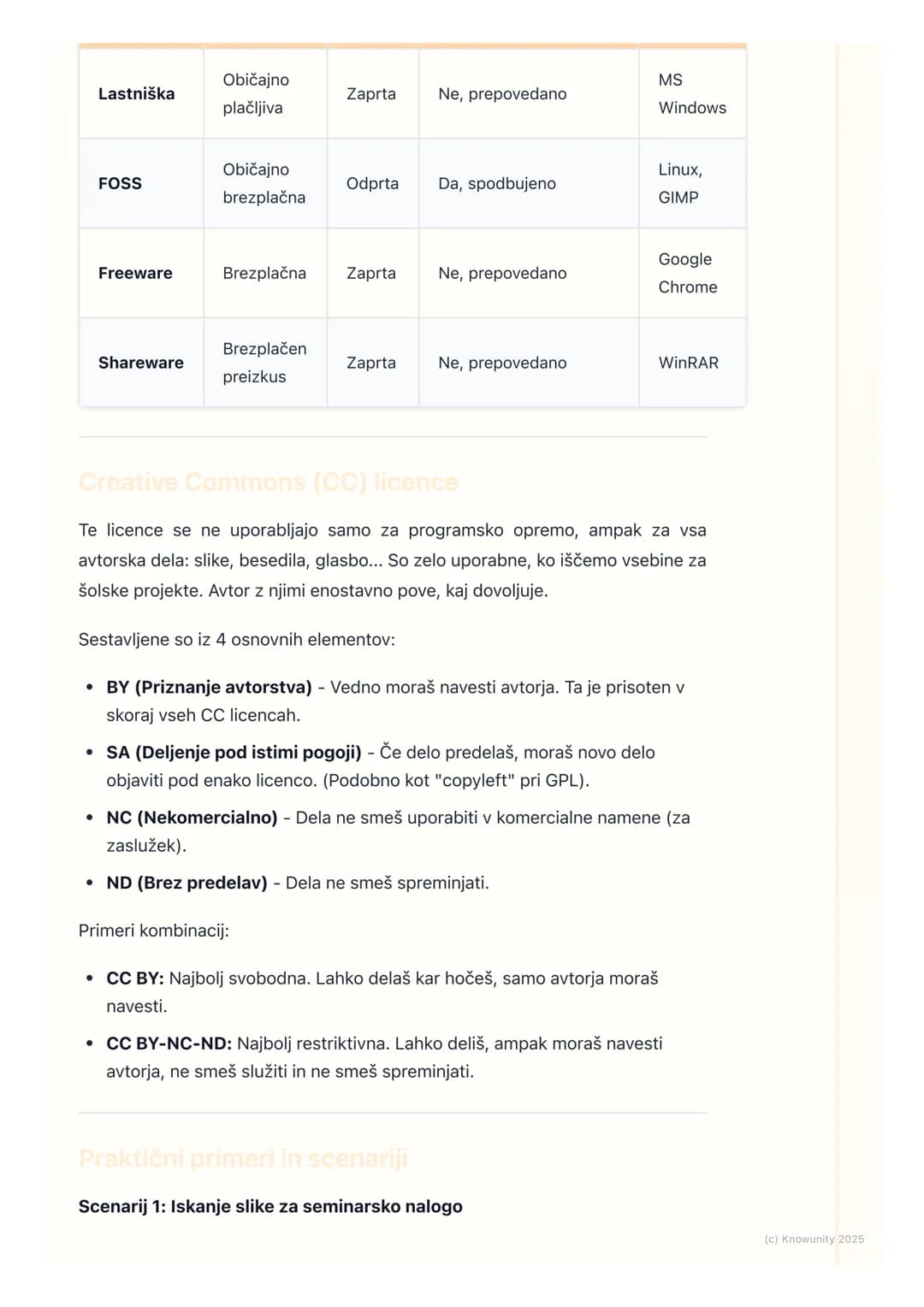 # Avtorske pravice in licenčne
pogodbe

Kaj so avtorske pravice in licence?

To je ful pomembna tema, ker smo skoz na netu in uporabljamo pr