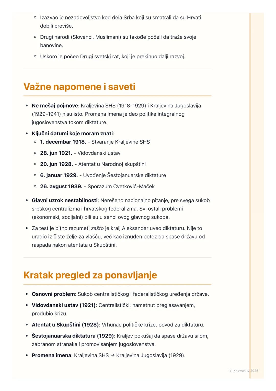 # Unutrašnja politika i
nacionalno pitanje

Uvod u unutrašnju politiku Kraljevine
Jugoslavije

Nakon Prvog svetskog rata, stvorena je Kralje