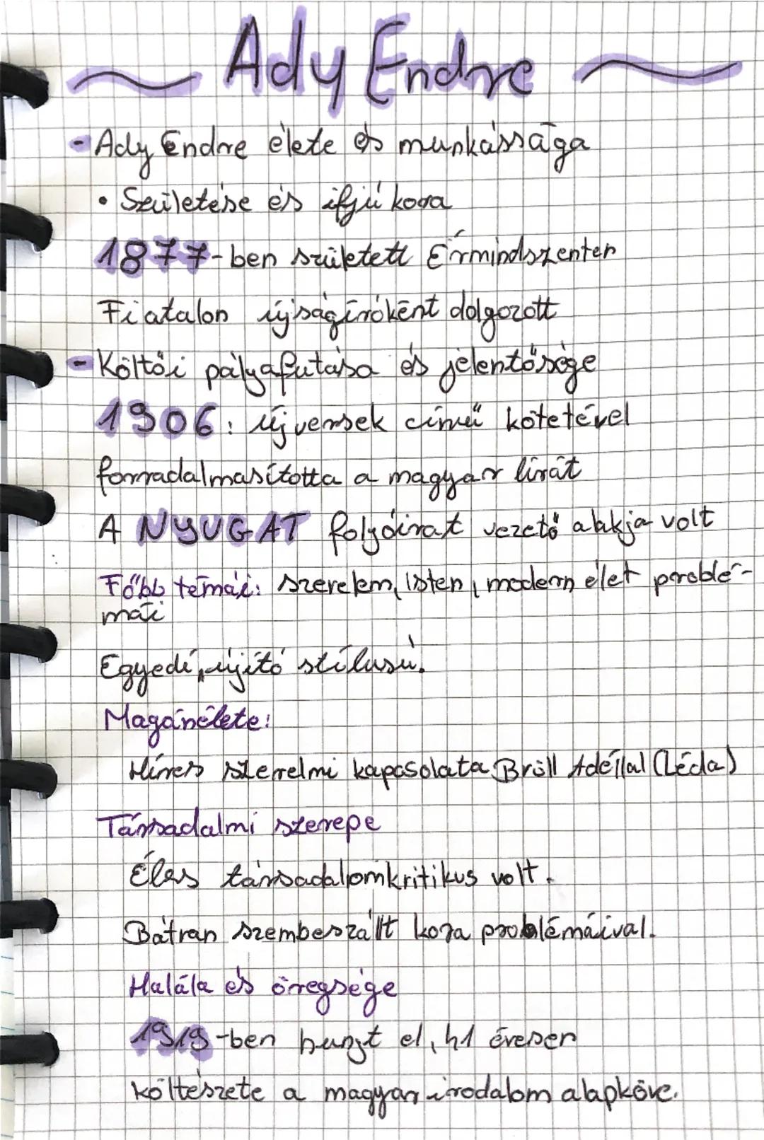 # Ady Endre -

- Ady Endre élete es munkássága

• Seuletese és ifjú kora

1877-ben született Ermindszenter

Fiatalon ry'ságíróként dolgozott