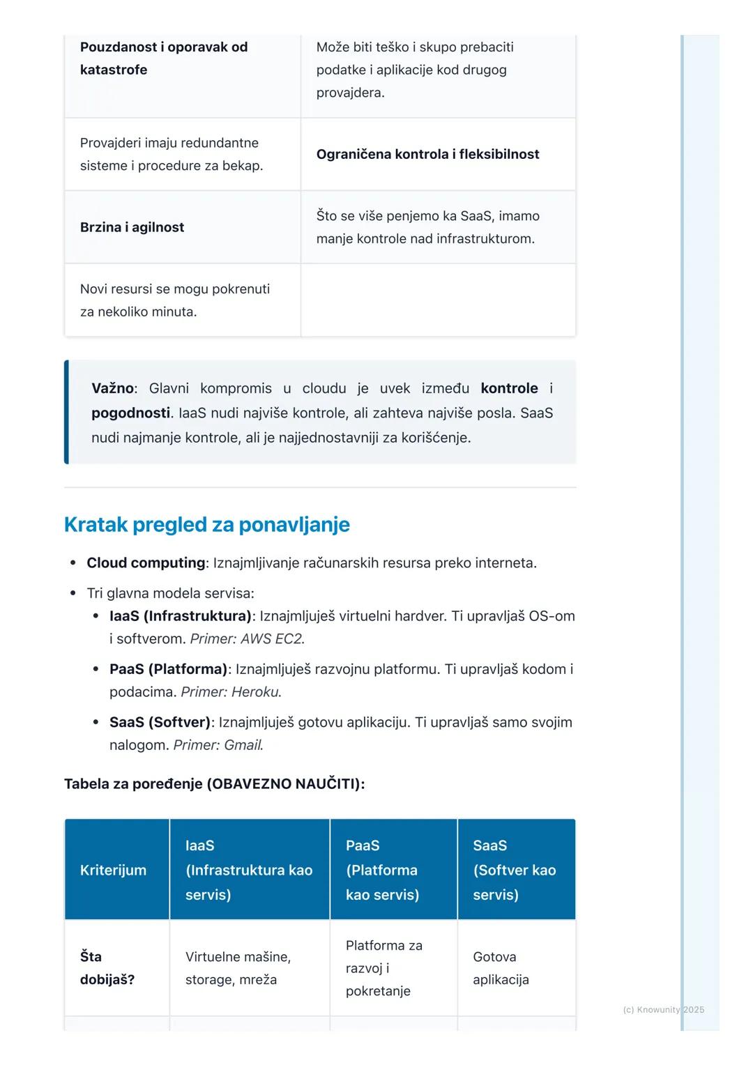 # Cloud computing

Uvod u cloud computing

Cloud computing (računarstvo u oblaku) je isporuka računarskih servisa -
uključujući servere, skl