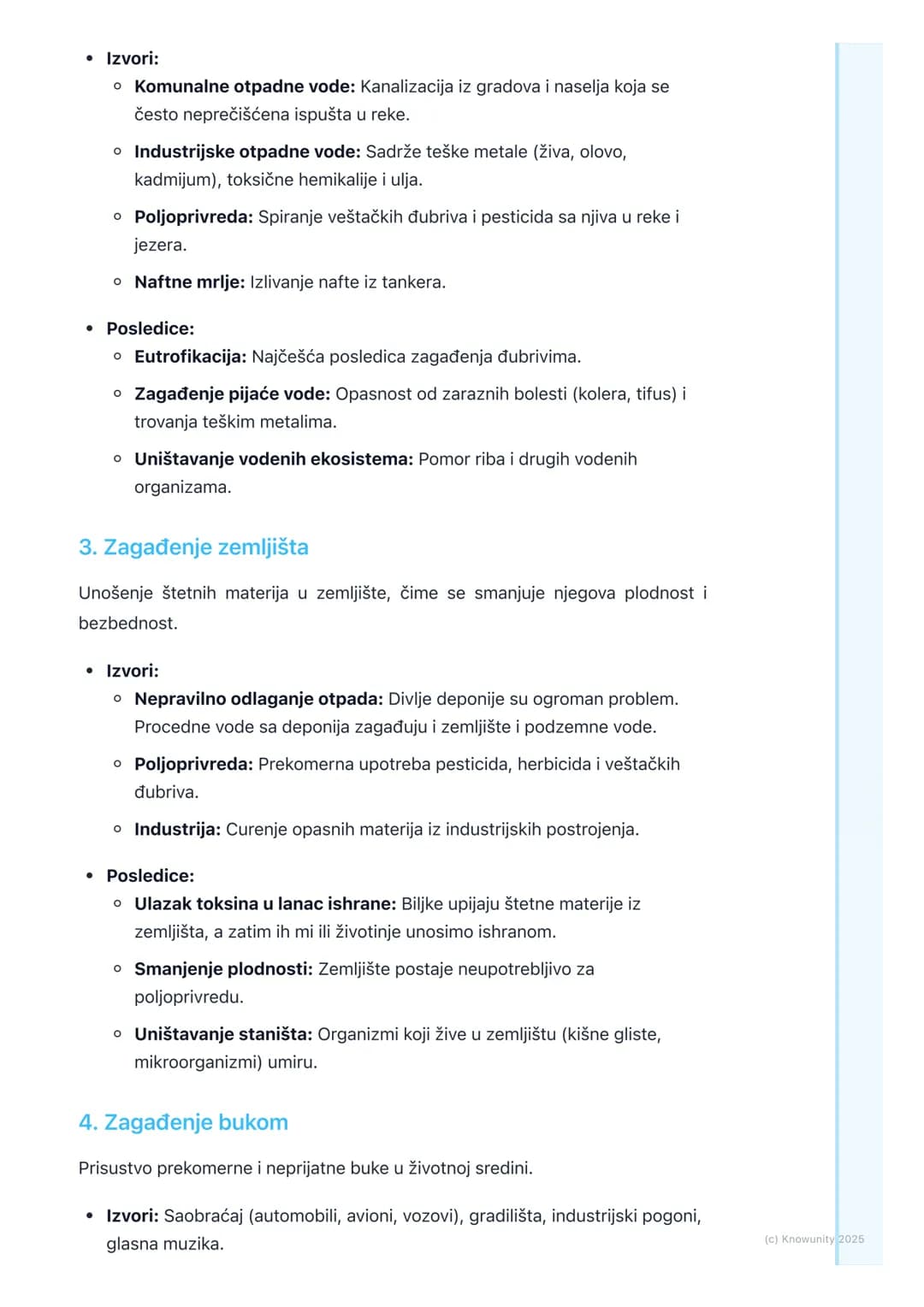 # Zagađenje životne sredine

Uvod u zagađenje životne sredine

Zagađenje životne sredine je unošenje štetnih materija, koje se nazivaju
zaga