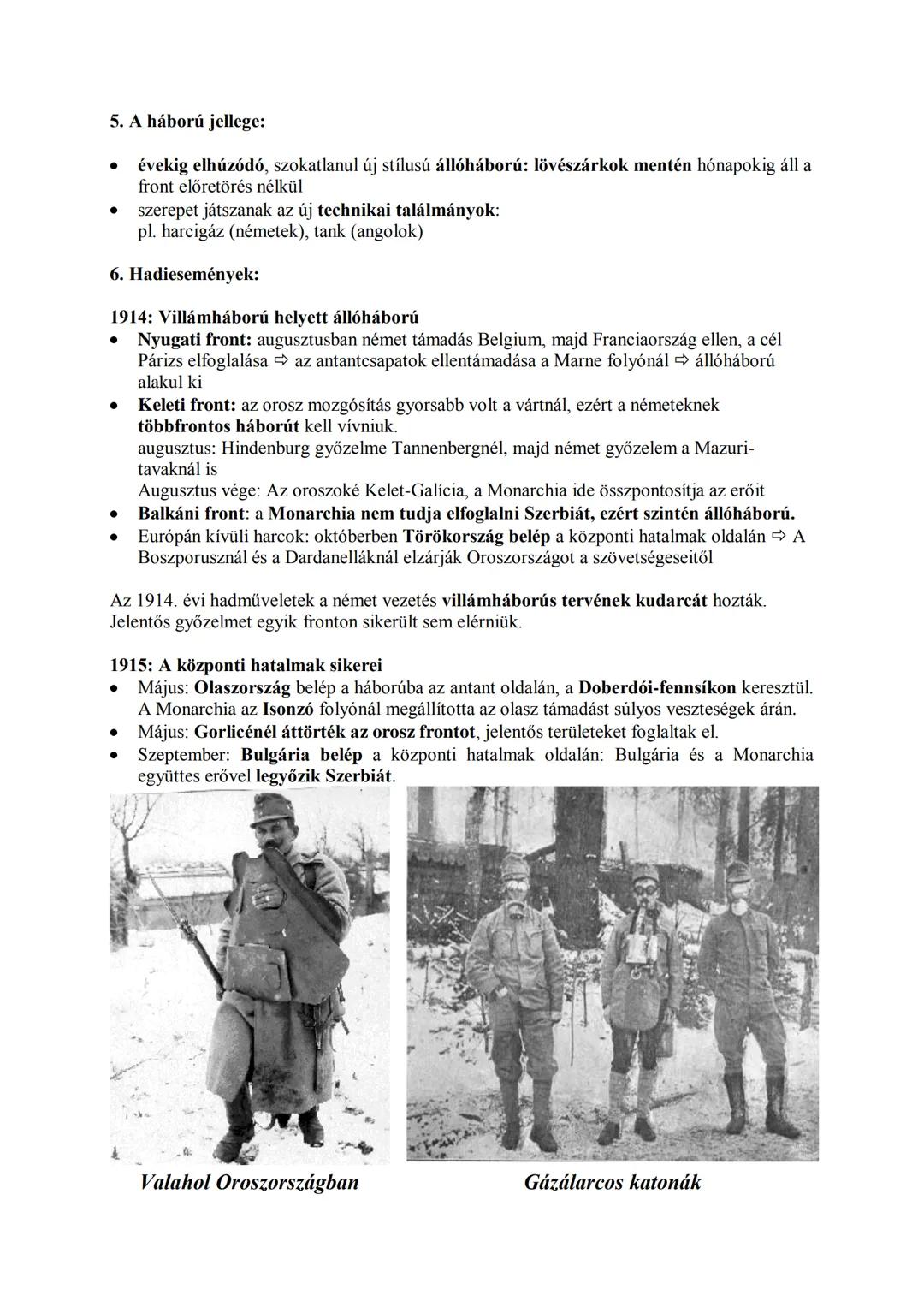 AZ ELSŐ VILÁGHÁBORÚ

1. Okok:

* A fejlődésben felzárkózó államok (Németország, OMM, Japán) gyarmatszerző igényei
* a Balkánon a nemzeti áll