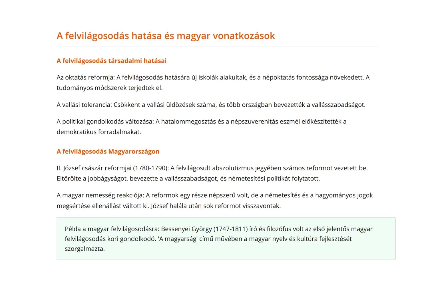 A felvilágosodás kora és a forradalmak hulláma
A felvilágosodás eszméi és főbb filozófusai részletes áttekintése
Történelem  Grade 9  Hungar