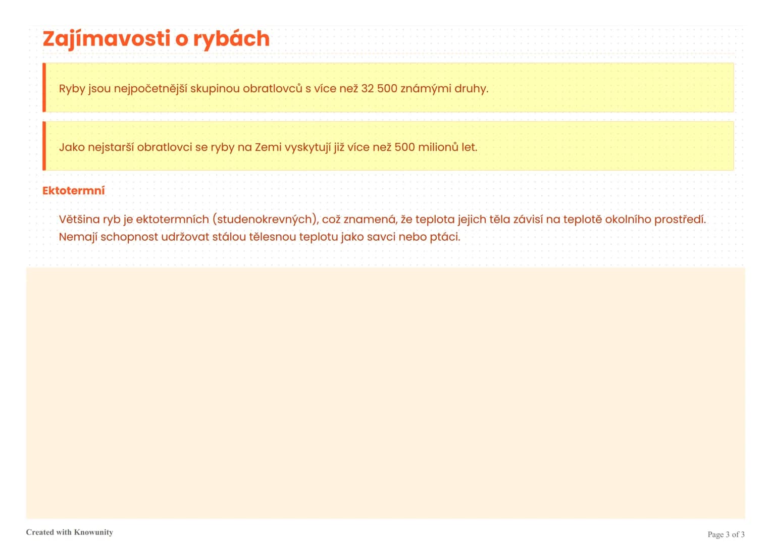 Ryby - základní charakteristika a zajímavosti
Přehled základních vlastností ryb, jejich způsobu života, pohybu a rozmnožování.
Ryby a jejich