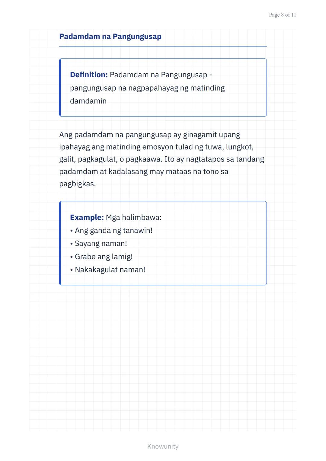 Wika at Estruktura ng Filipino: Balarila - Pangungusap at
Kayarian
Pag-aaral ng mga uri ng pangungusap at
kayarian nito sa wikang Filipino u