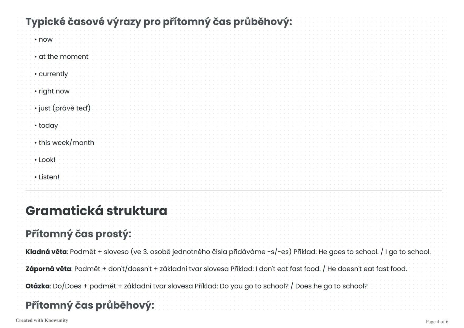 Přítomný čas prostý nebo průběhový
Přehled pravidel a cvičení pro správné použití přítomného času prostého (simple present) a průběhového (p