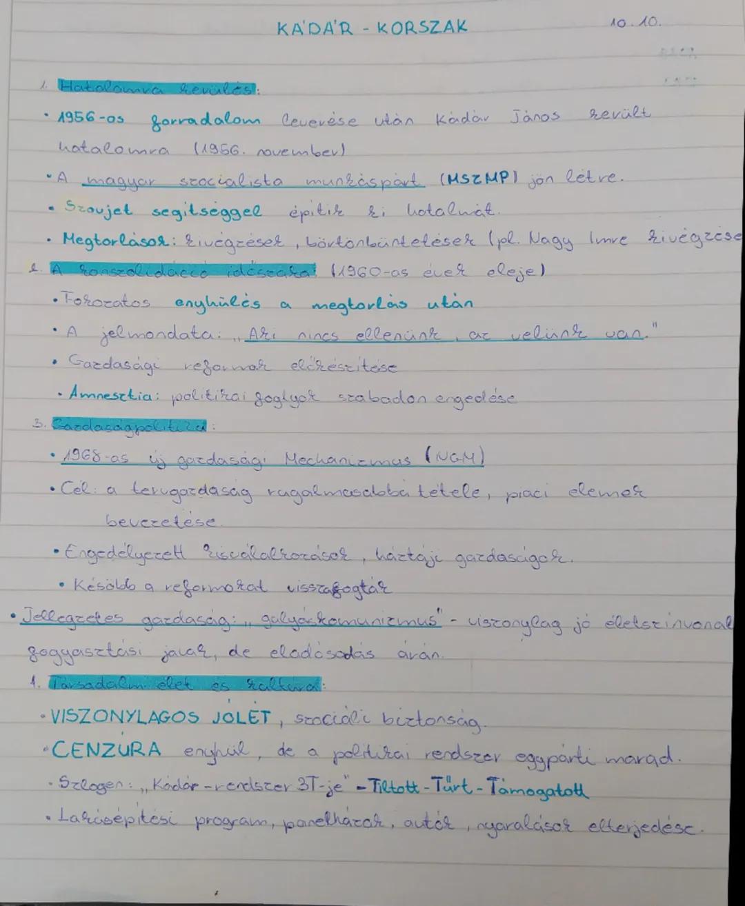 A Kádár-korszak: Egy korszak jellemzői és hatása