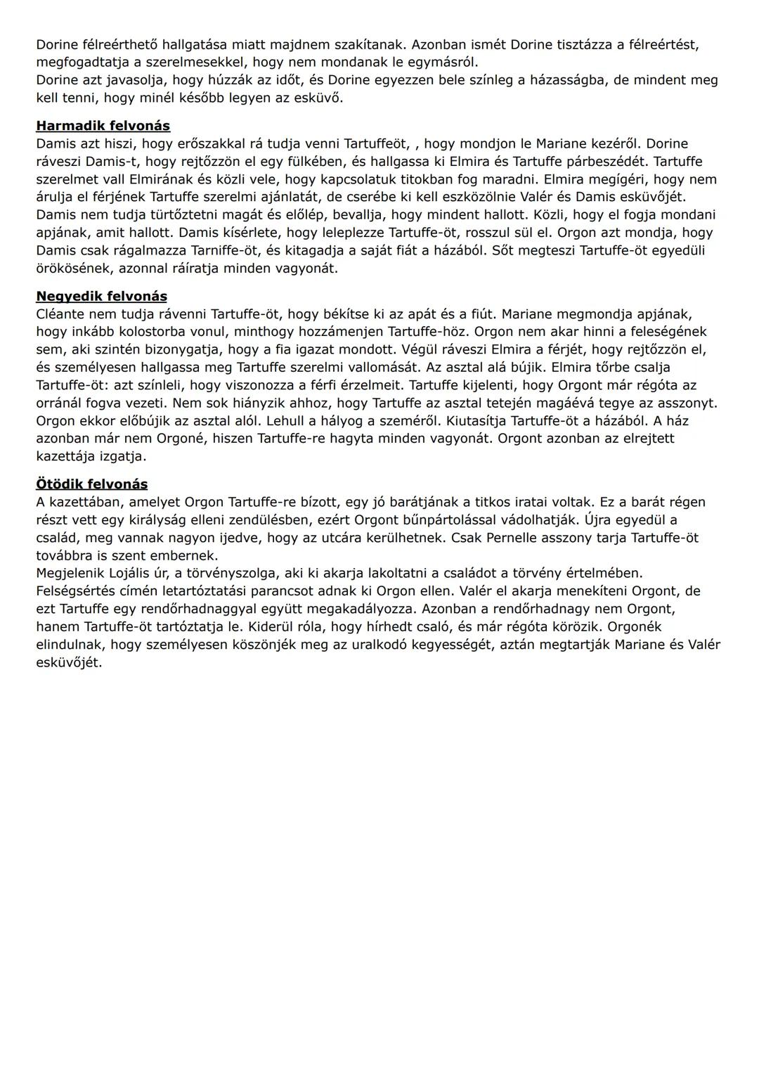 Moliére
Élete (1622-1673)
- francia drámaíró, rendező, színész
- a modern komédia megteremtője
- Párizsban született, polgári családban
Tart