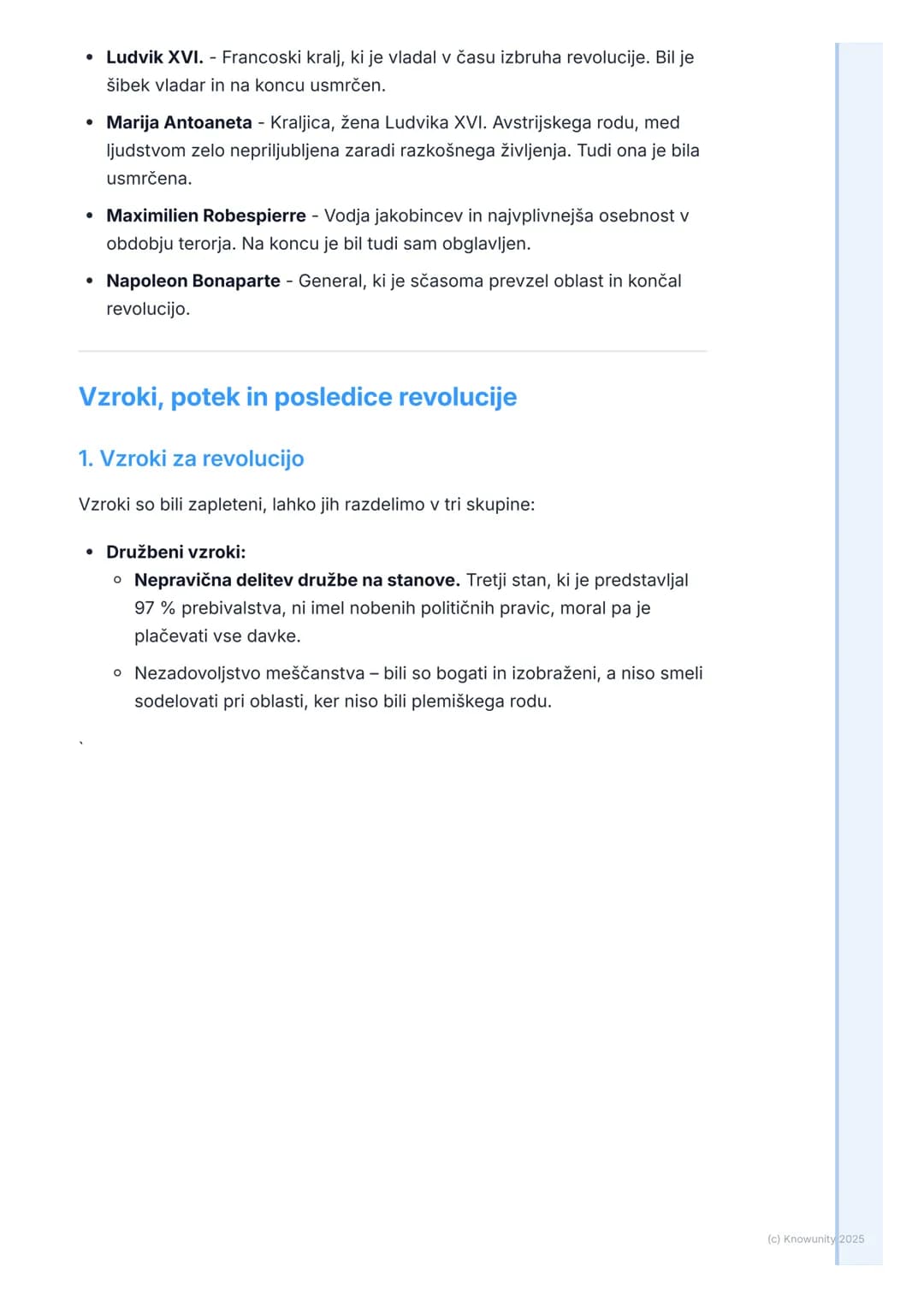 # Francoska revolucija: Vzroki,
potek in pomen

Francoska revolucija: Vzroki, potek in pomen

Francoska revolucija je bila eno najpomembnejš