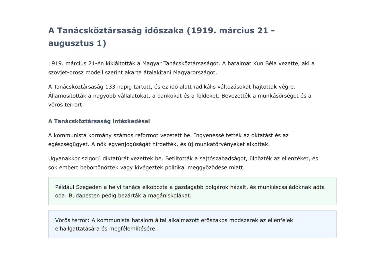Az első világháború és következményei
Magyarországon (1914-1920)
A világháború hatásai és a forradalmak kora Magyarországon
Történelem  Grad