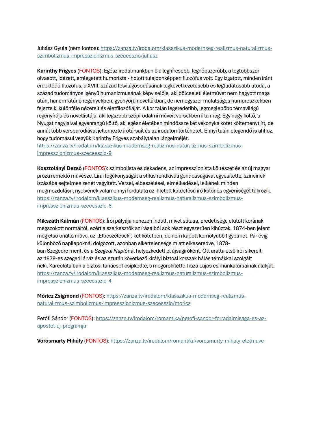 Novella elemzés
Ady Endre (FONTOS): A Nyugat előtt és a Nyugattal együtt Ady jelentette a századfordulón a totális
lázadást irodalmunkban; á