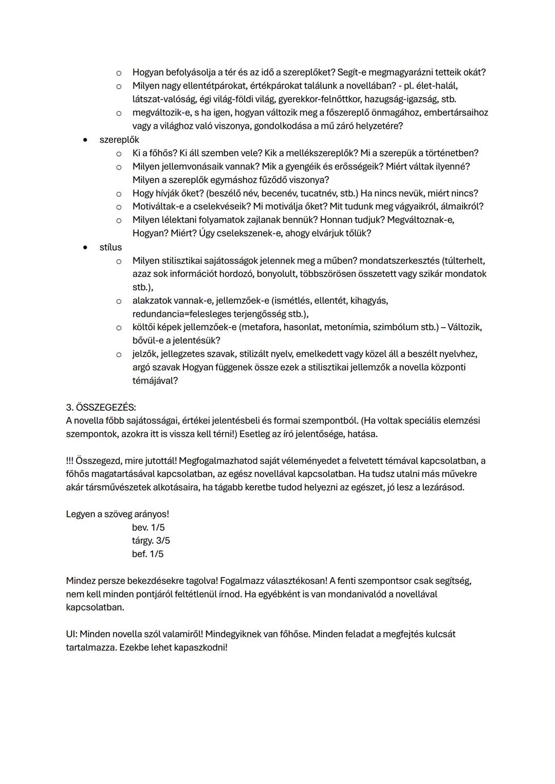 Novella elemzés
Ady Endre (FONTOS): A Nyugat előtt és a Nyugattal együtt Ady jelentette a századfordulón a totális
lázadást irodalmunkban; á