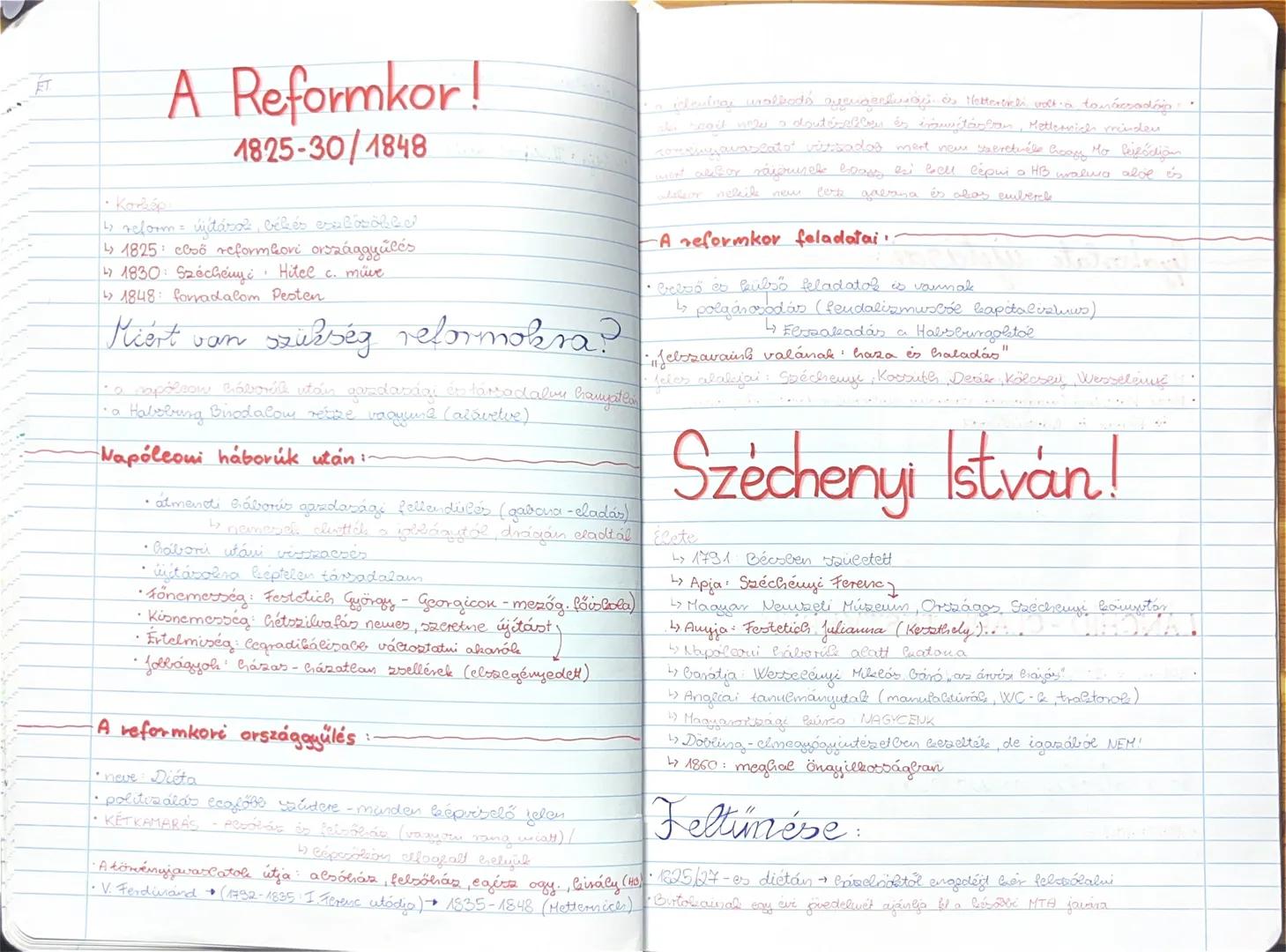 # A Reformkor!
1825-30/1848

* Korkép

↳ reform = újítások, békés esalőzőkee

↳ 1825: cső reformkori országgyűlés

↳ 1830: Széchényć Hitel c