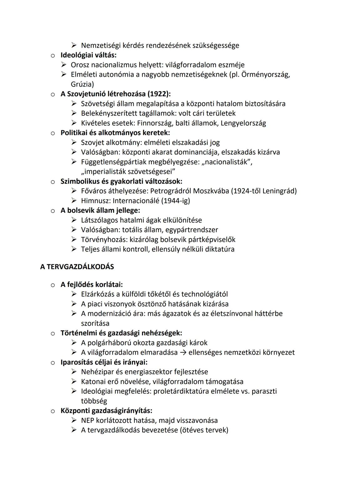 # A KOMMUNISTA SZOVJETUNIÓ

# A HADIKOMMUNIZMUS ÉS A NEP

*   Történelmi háttér:
    ➤ Polgárháború időszaka (1918-1921)
    ➤ Bolsevik hata