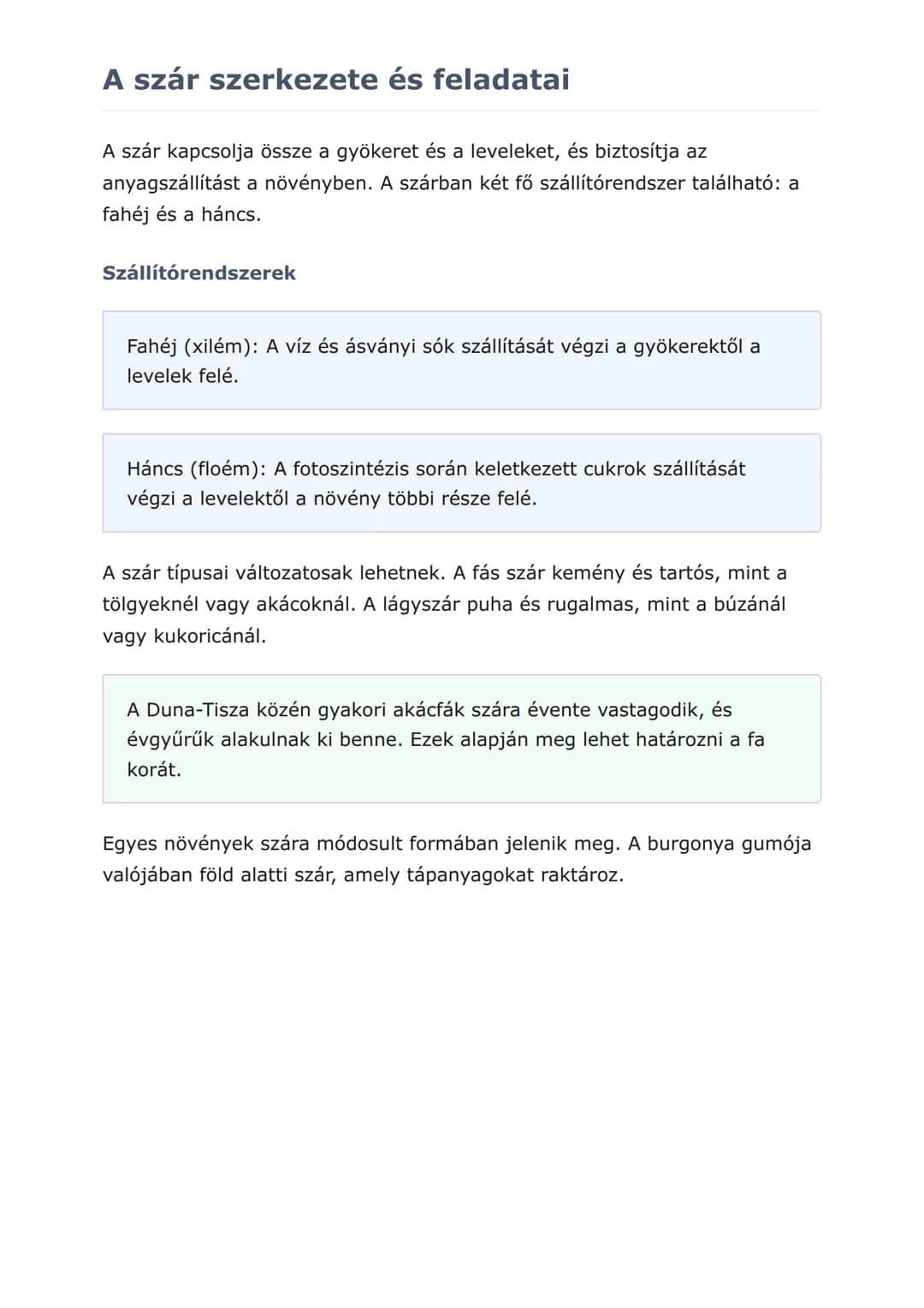 Növények testfelépítése és
életműködései
A növények szerveinek felépítése és működése
Biológia • Grade 7 • Hungary
Mit fogunk megtanulni
✓ M
