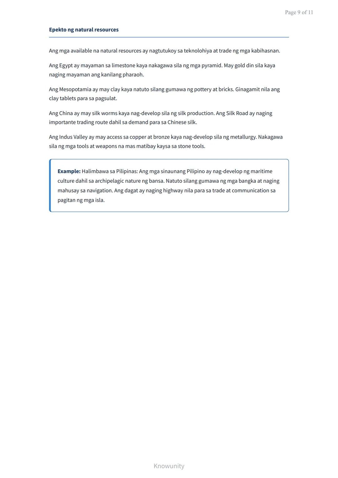 # Sinauang Kabihasnan ng Daigdig: Pagkakatulad at Pagkakaiba

Pag-aaral ng mga sinauang kabihasnan at kanilang mga katangian

## Mga Layunin