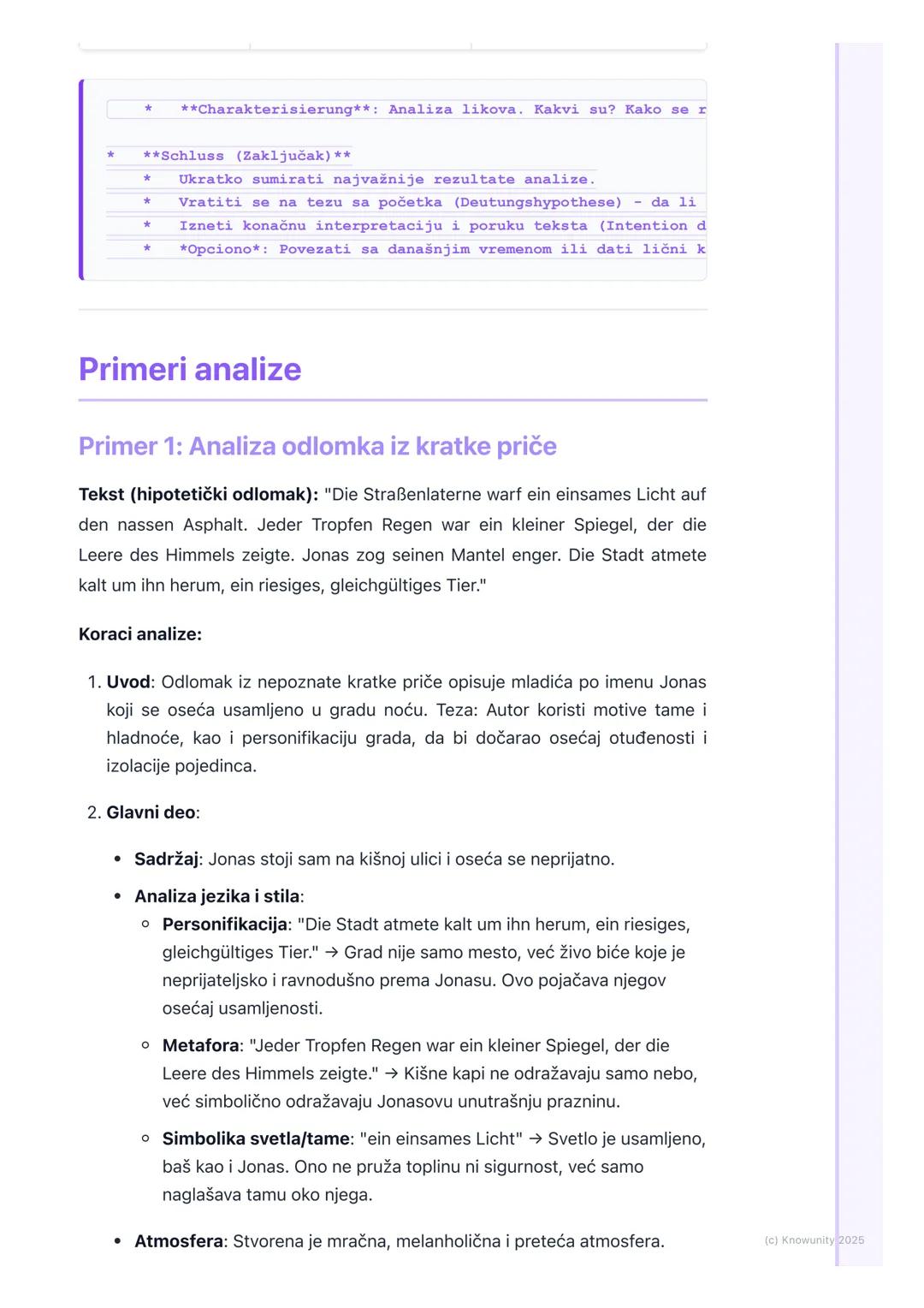 # Analiza književnih tekstova
(Kratke priče, poezija,
odlomci)

Uvod u analizu književnih tekstova

Analiza književnog teksta nije samo prep