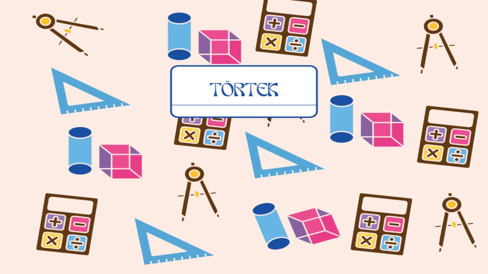 TÖRTEK # Törtek értelmezése

*   A tört fogalma így értelmezhető:
*   Az egységes egyenlő részekre osztjuk, és ezekből
veszünk valamennyit, 