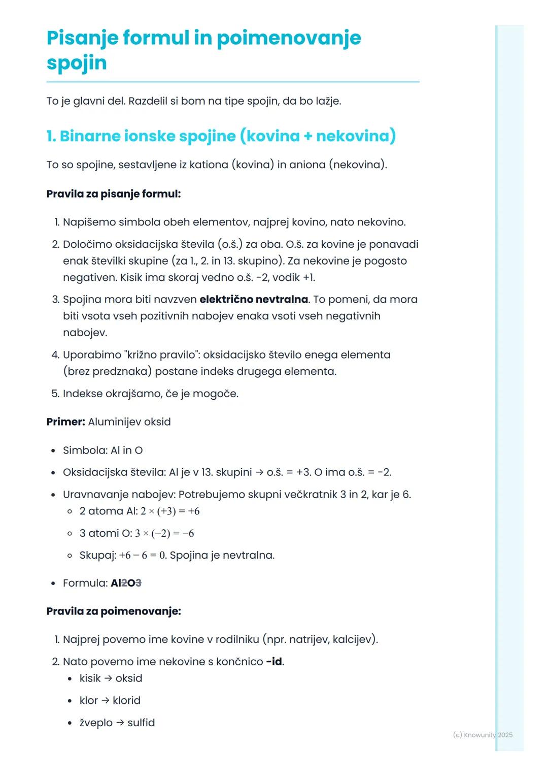 # Kemijske formule in
poimenovanje

Uvod v kemijske formule

Kemijske formule so kot abeceda v kemiji. Z njimi na kratek in enostaven
način 