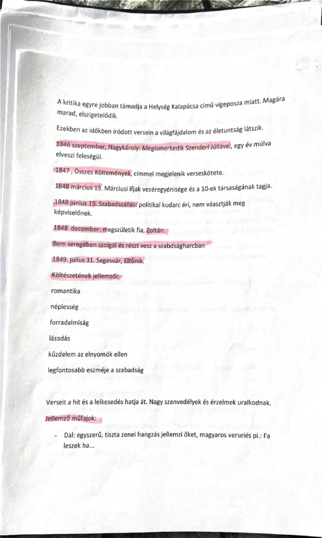 # PETŐFI SÁNDOR

1823. január1. én született kiskőrösön.

2 éves korában Kiskunfélegyházára költöznek (szülőföldjének tekinti)

Petrovics Is