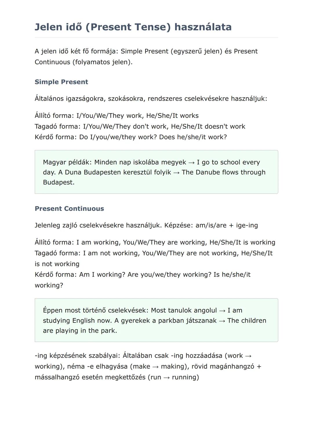 Angol nyelvtan: Főnevek,
melléknevek és igeidők helyes
használata
A főnevek, melléknevek és igeidők gyakorlati alkalmazása
Angol  Grade 7  H