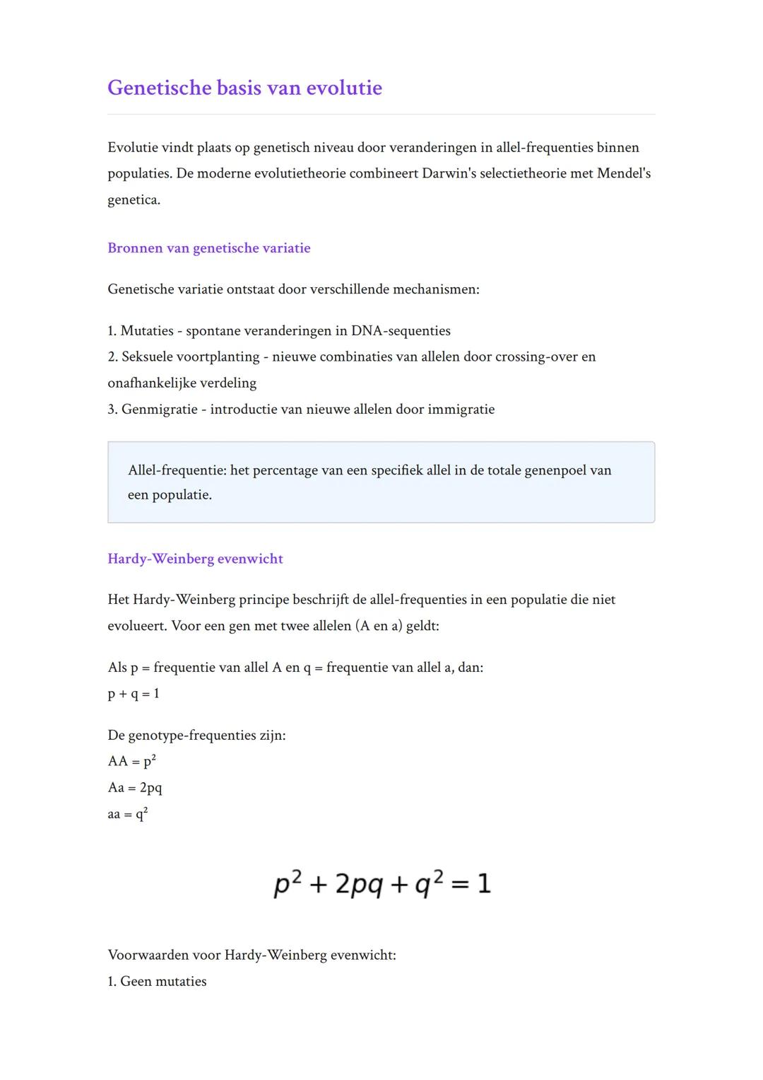 Evolutietheorieën en natuurlijke
selectie in de biologie
Evolutietheorieën, natuurlijke selectie en genetische variatie
Biologie • Grade 12 