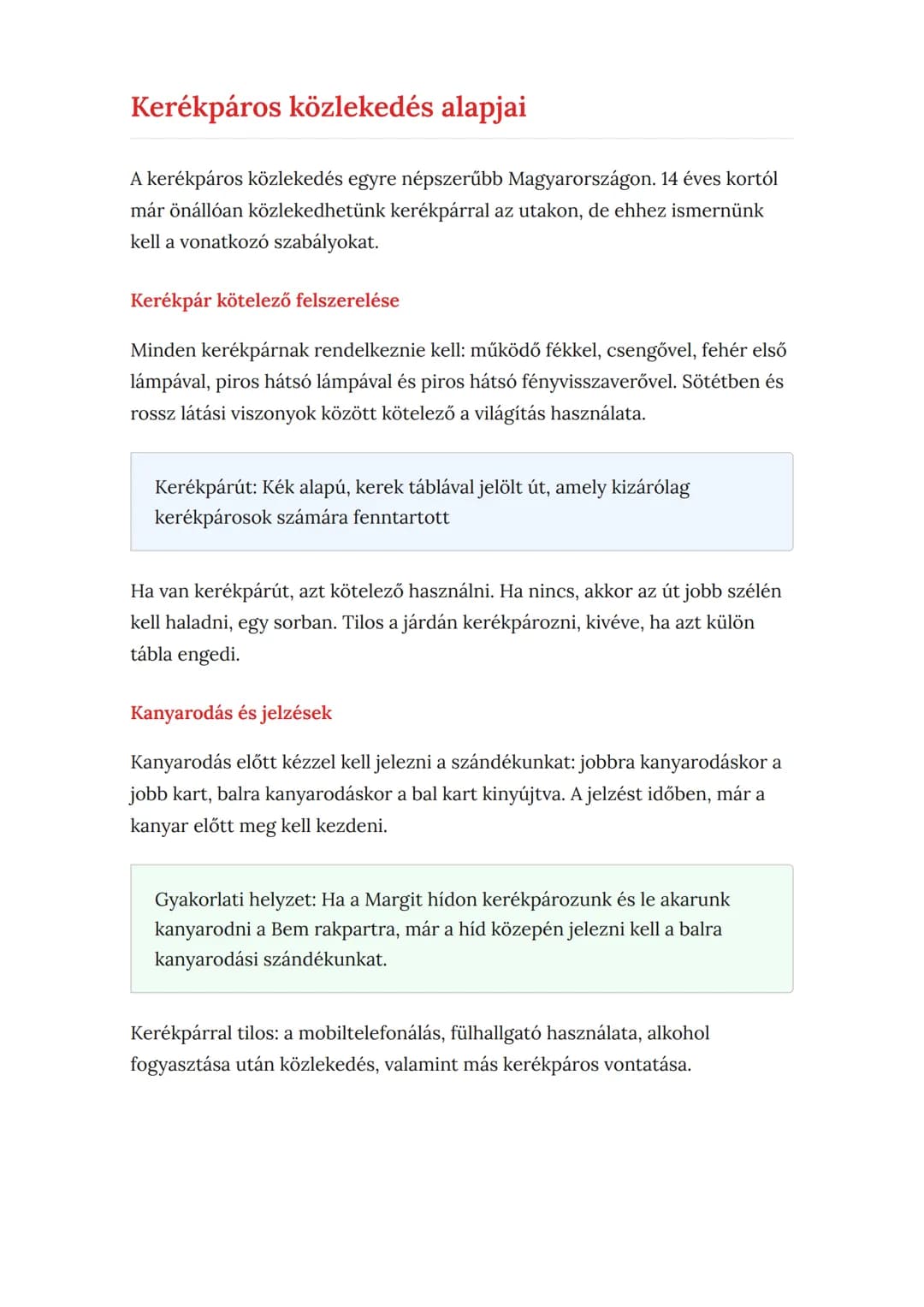 Közlekedési szabályok és KRESZ
alapjai - Biztonságos közlekedés
A KRESZ alapvető szabályai és a biztonságos közlekedés alapjai
Technika és é
