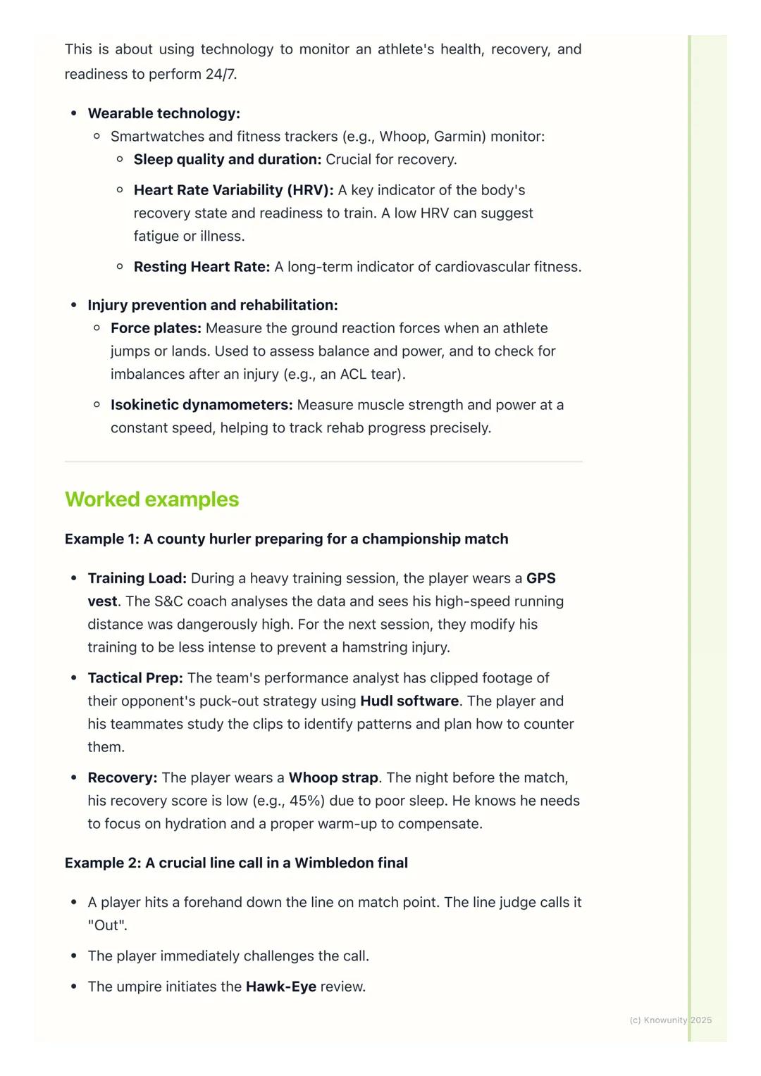 # Technology in Sport

Introduction to technology in sport

Technology has completely changed modern sport. It's not just for elite
athletes