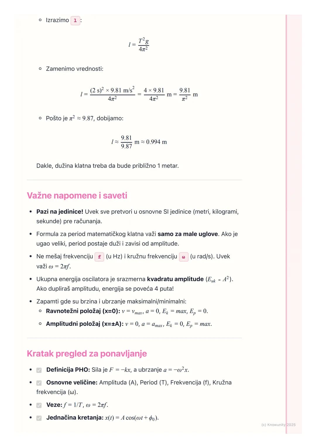 # Harmonijsko oscilovanje

Uvod u harmonijsko oscilovanje

Oscilacije su periodična kretanja tela oko ravnotežnog položaja. Harmonijsko
osci