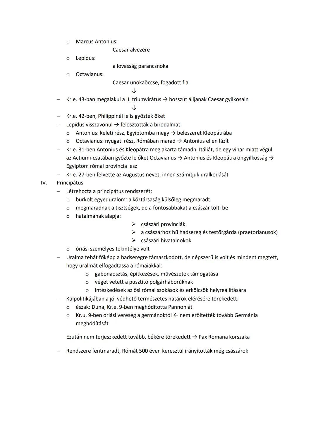 ## 2. Tétel
Julius Caesar és Augustus uralkodása

I. 
I. triumvirátus
- Kr.e. 60-as években 3 politikusnak volt a legnagyobb befolyása Rómáb