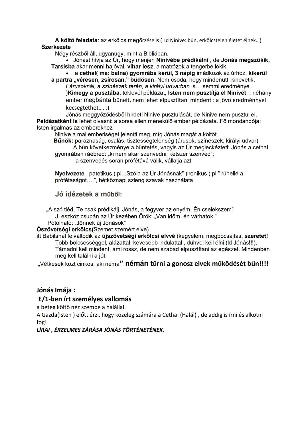 3. tétel
Babits Mihály: Jónás könyve, mint önértelmezés (ars
poetica is

1. Pályaképe
1883. Szekszárdon született
Nyugat főszerkesztője, és 