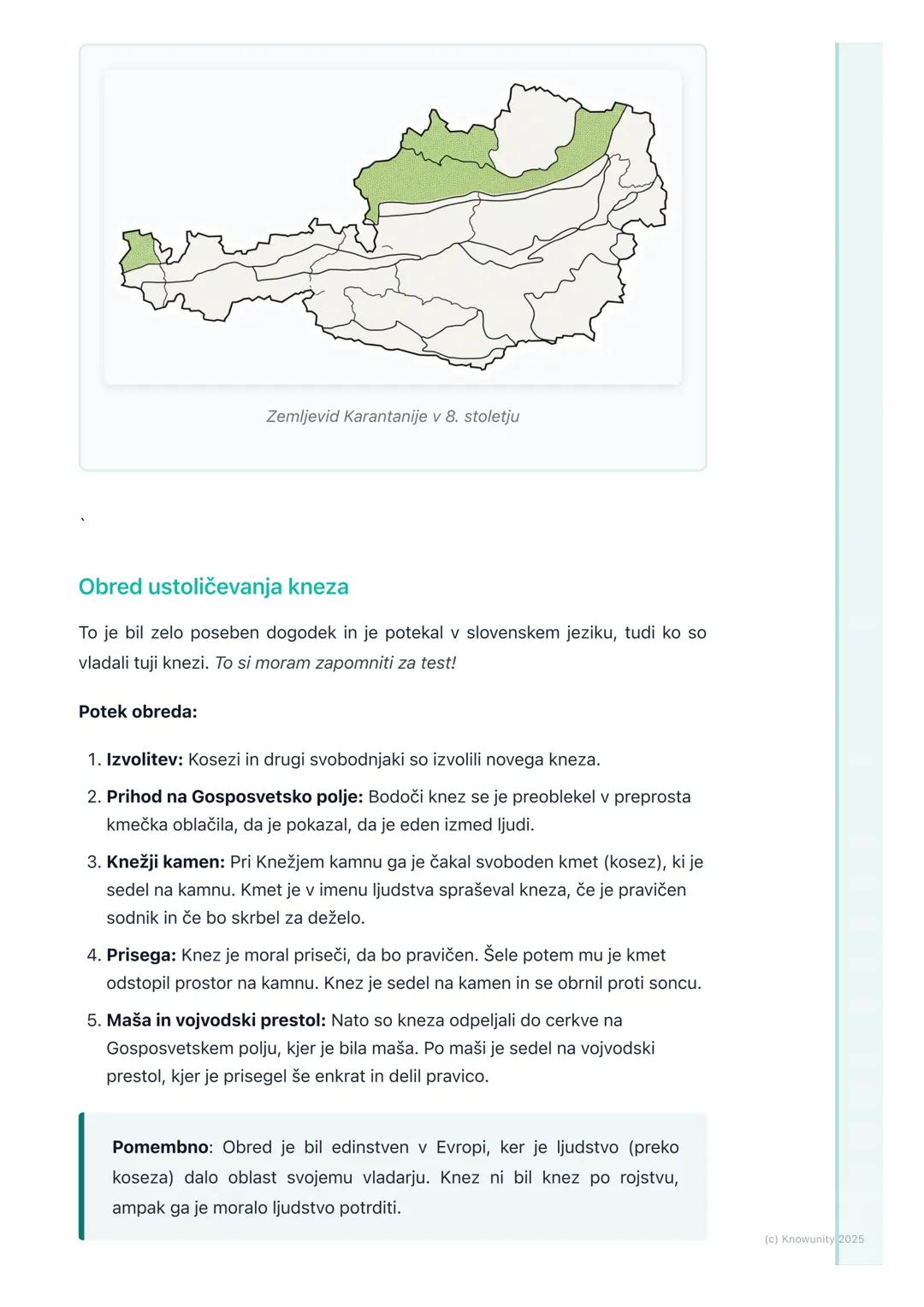 # Kneževina Karantanija

Uvod v Karantanijo

Karantanija je bila prva slovanska država na ozemlju današnje Slovenije in
Avstrije. Nastala je