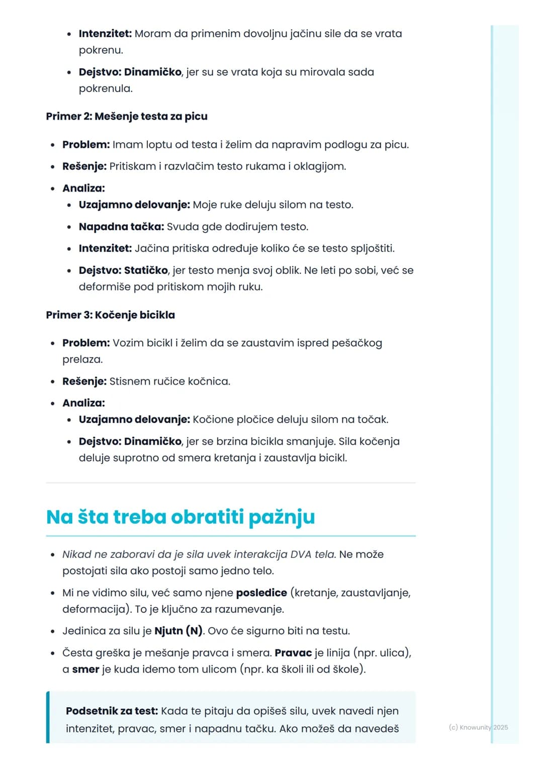 # Šta je sila?

## Uvod u pojam sile

Sila je nešto što se dešava svuda oko nas, svaki dan. Kada guramo
vrata da ih otvorimo, vučemo ranac s