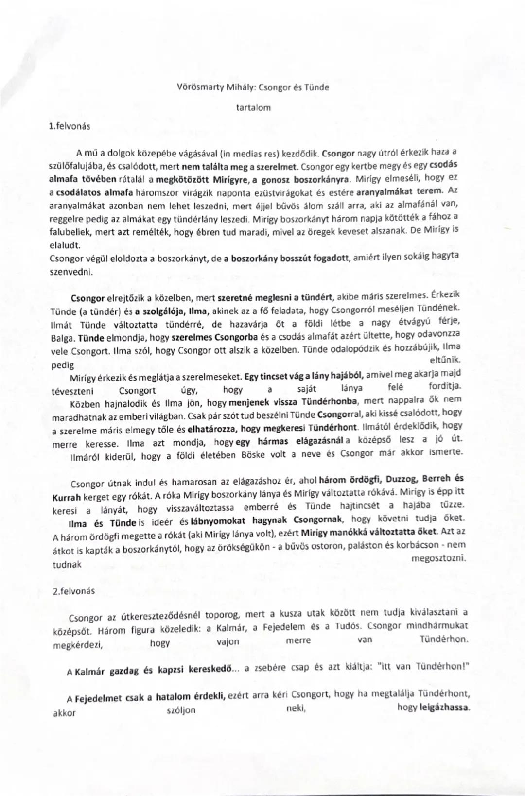 # Vörösmarty Mihály: Csongor és Tünde

elemzés

- 1830-ban keletkezett

- műfaja: - drámai költemény: lírával átszőtt elbeszélés (műnemkever