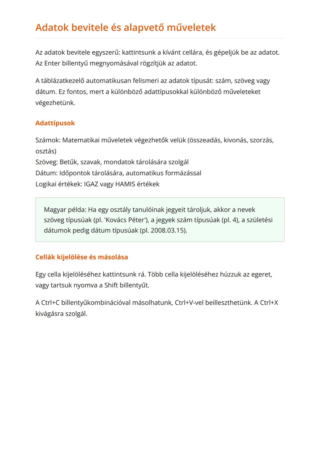 Táblázatkezelő programok alapjai
- Excel és LibreOffice Calc
Táblázatkezelés alapjai, képletek, függvények és gyakorlati alkalmazások
Inform