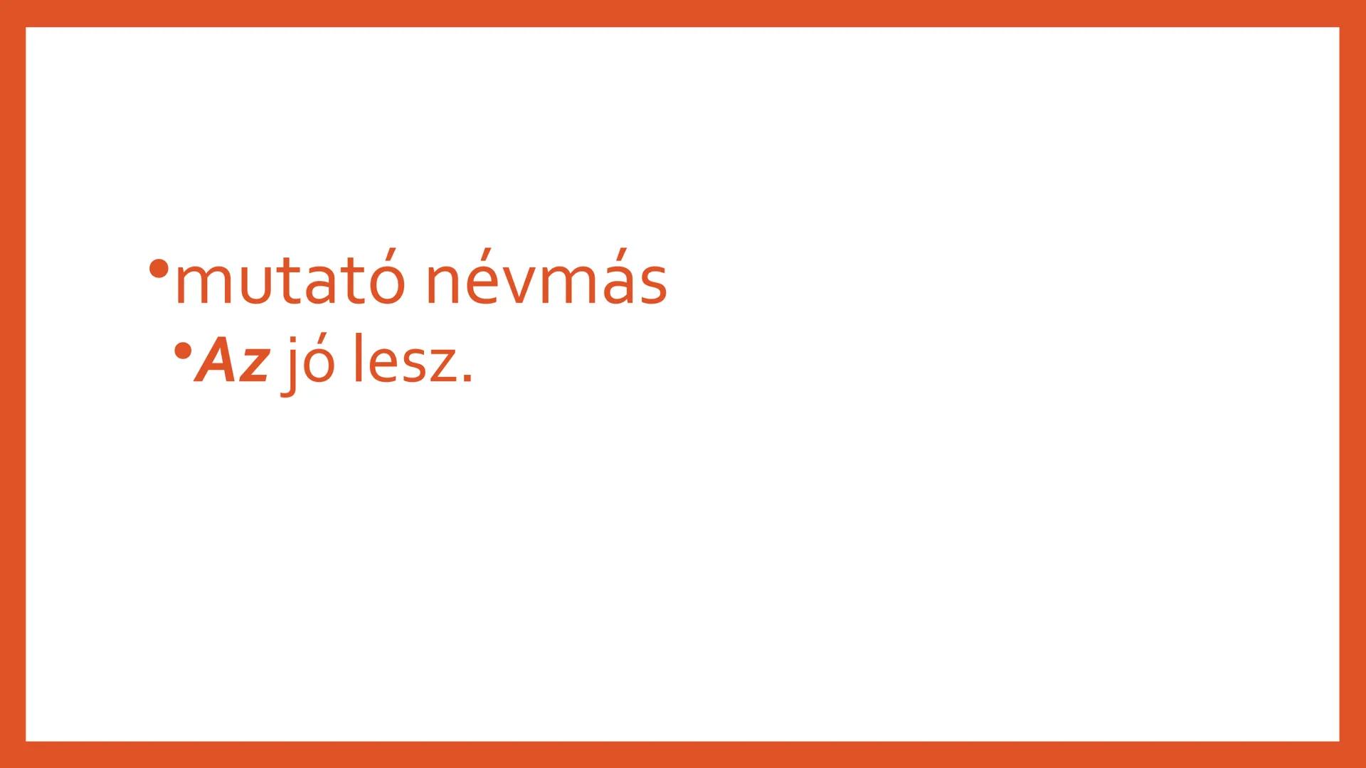 # AZ ALANY ÉS AZ
## ÁLLÍTMÁNY # Az alany

*   Az állítmány bővítménye
*   Kérdései:
*   Ki? Mi? Kik? Mik?
*   Jelölése:
*   Jele:
    *   A
