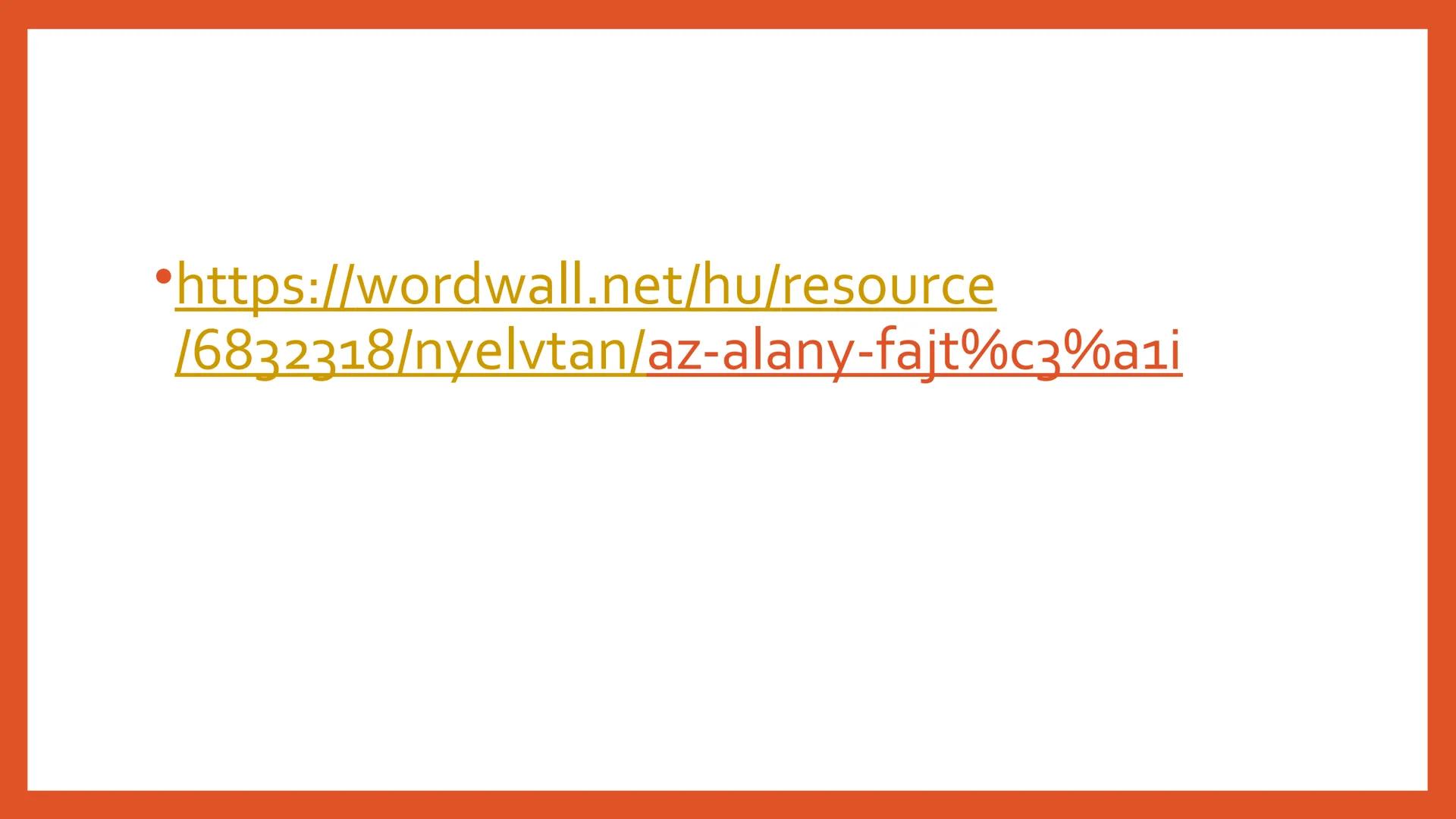 # AZ ALANY ÉS AZ
## ÁLLÍTMÁNY # Az alany

*   Az állítmány bővítménye
*   Kérdései:
*   Ki? Mi? Kik? Mik?
*   Jelölése:
*   Jele:
    *   A
