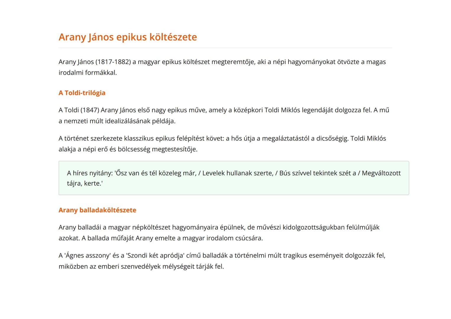 A reformkor és a romantika irodalma - Nagy
korszakok és irányzatok
A magyar irodalom reformkori és romantikus korszakának jellemzői
Magyar n