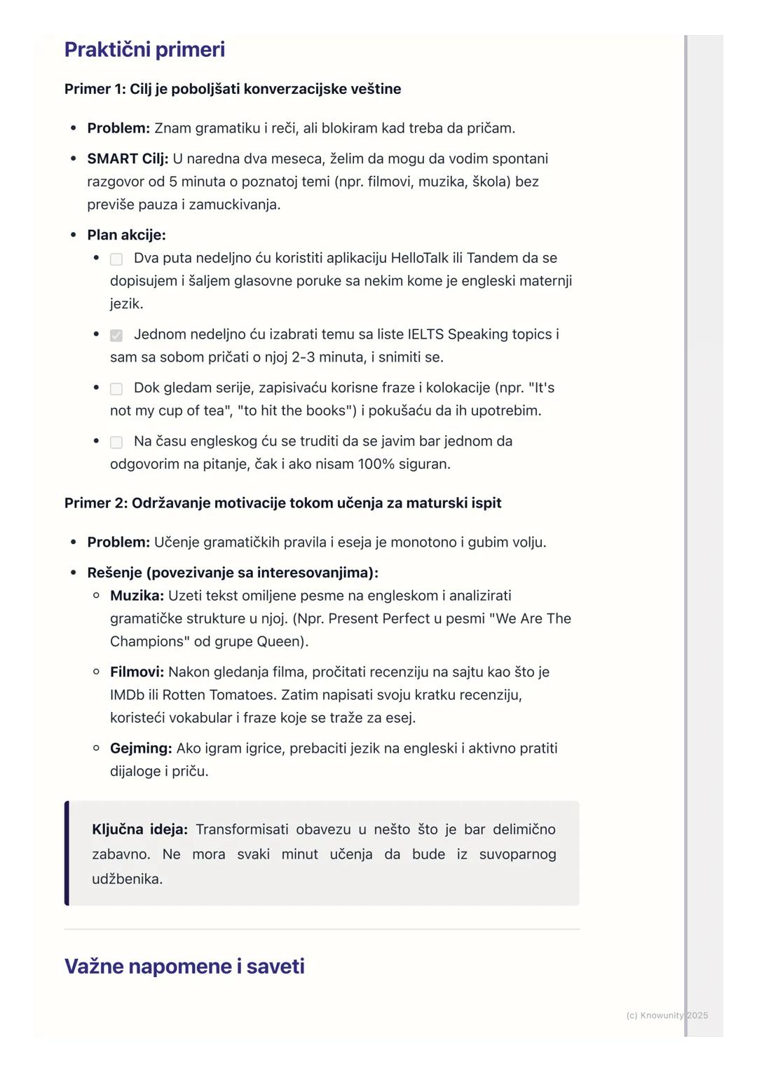 # Razvoj samostalnog učenja i
motivacije

Uvod u samostalno učenje i motivaciju

Samostalno ili autonomno učenje je sposobnost da preuzmem k