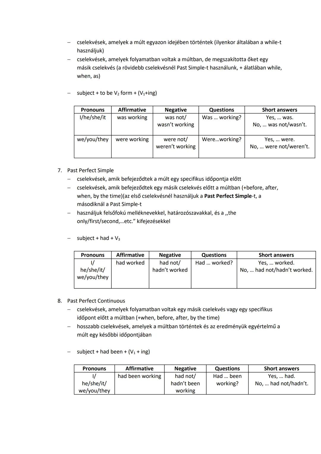 Kisérettségi 9. osztály
Angol írásbeli
egyesszám
Subject pronoun
(alanyi)
Object pronoun
(tárgyas)
Possessive
adjective(birtokos)
I
me
my
yo