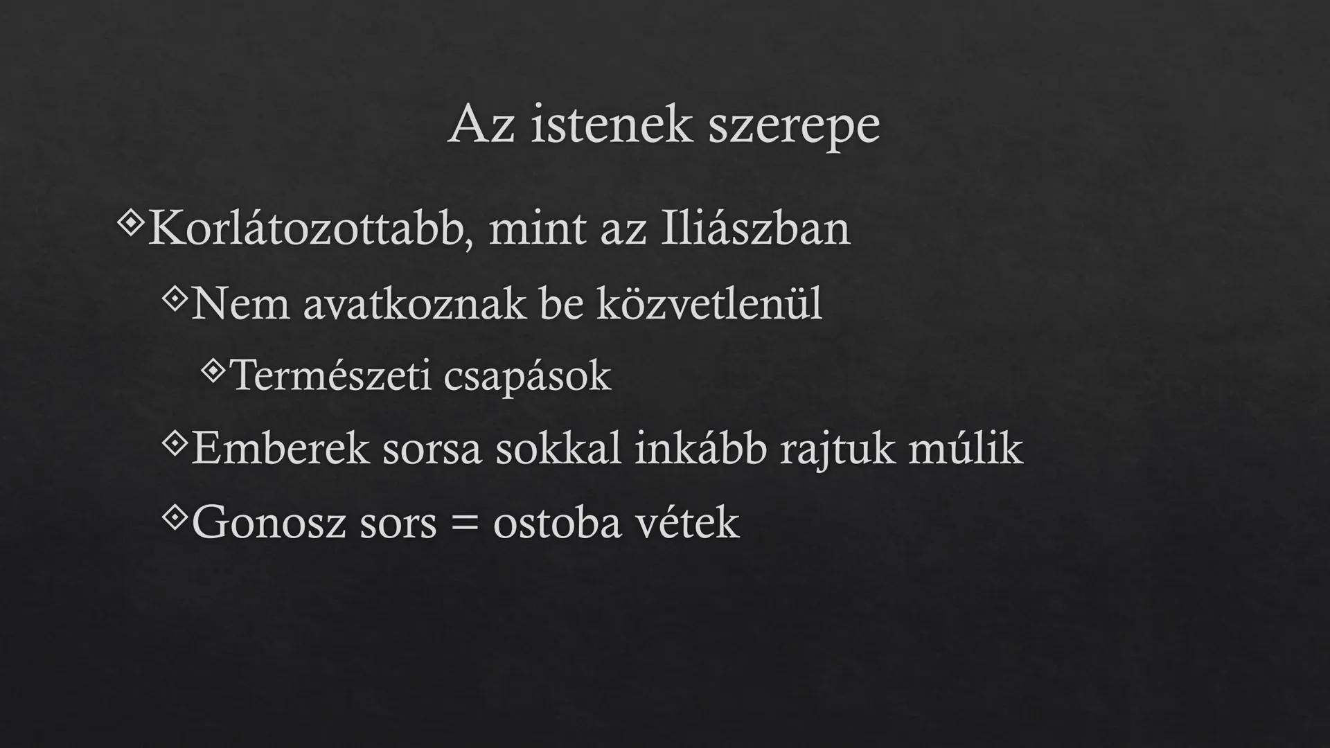 Homérosz: Odüsszeia  ## Odüsszeia

◇ Keletkezési ideje:
◇ i.e. 8. század (?)
◇ Szerzője:
◇ Homérosz (?)
◇ Műfaja:
◇ Eposz
◇ Mondakör:
◇ Trój