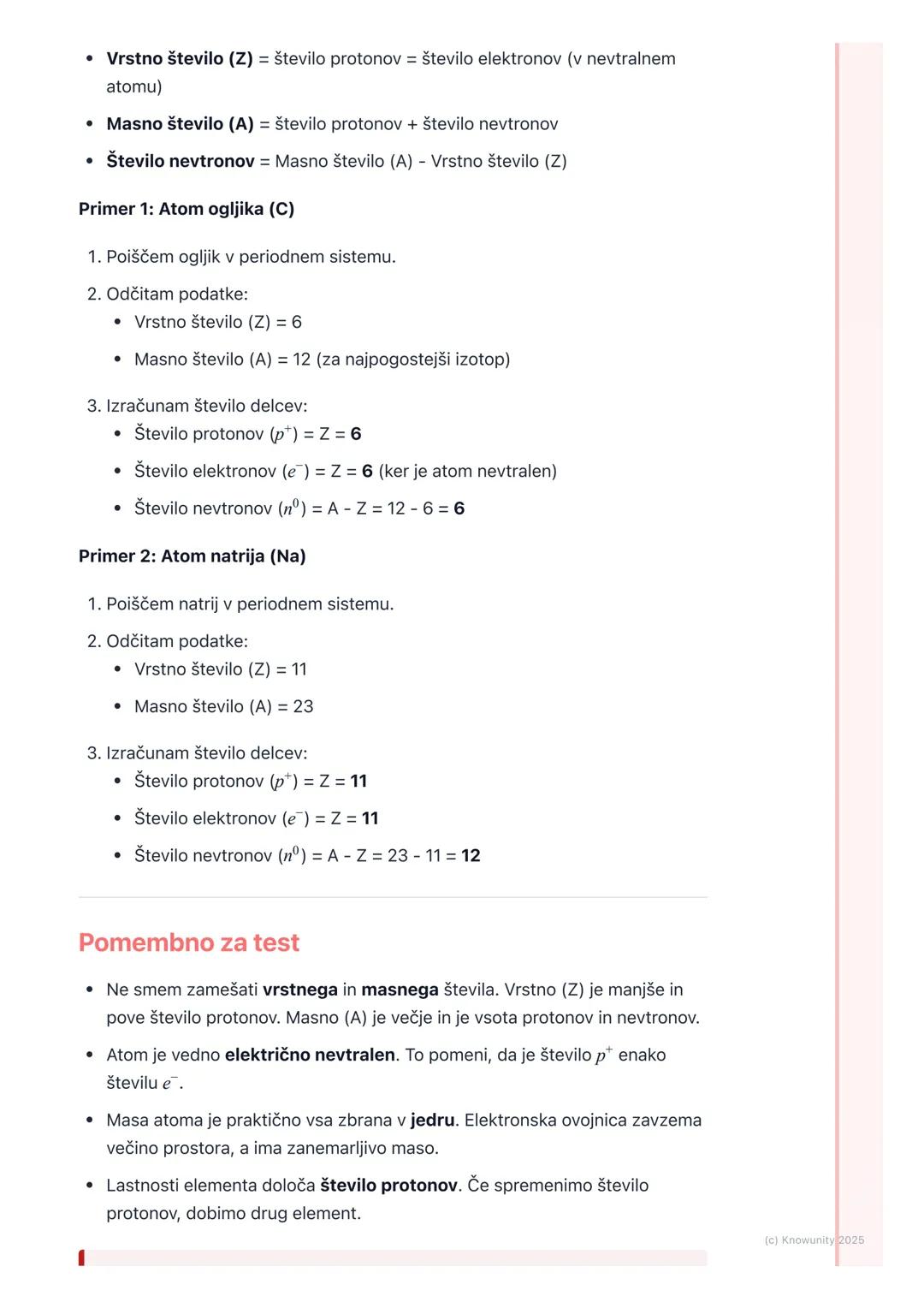 # Zgradba atoma

Uvod v zgradbo atoma

Vse snovi okoli nas so sestavljene iz majhnih delcev, ki jih imenujemo atomi.
Atomi so osnovni gradni