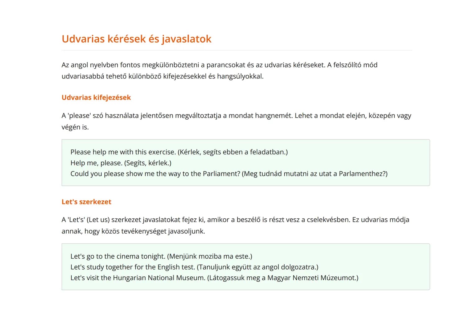 Felszólító és feltételes mód az angol nyelvben
Az imperative és conditional módok használata és gyakorlása
Angol • Grade 8 • Hungary
Mit fog