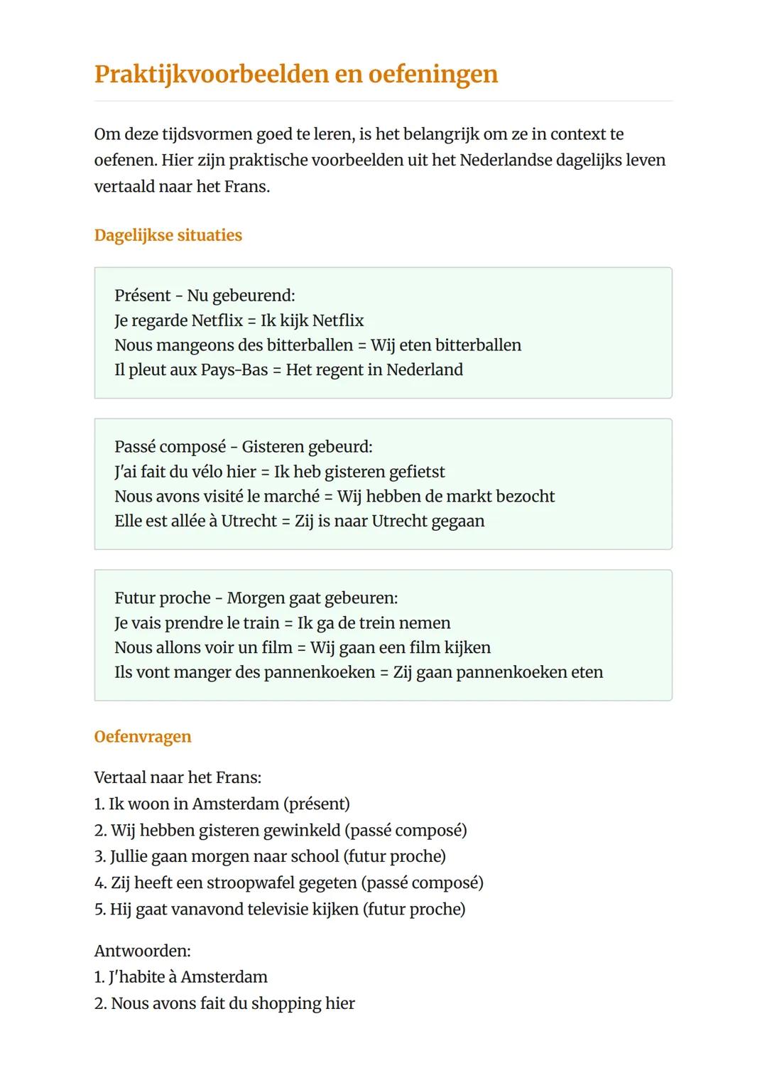 Franse tijdsvormen: présent,
passé composé en futur proche
Leer de drie belangrijkste Franse tijdsvormen met voorbeelden
Fras Taal en Litera