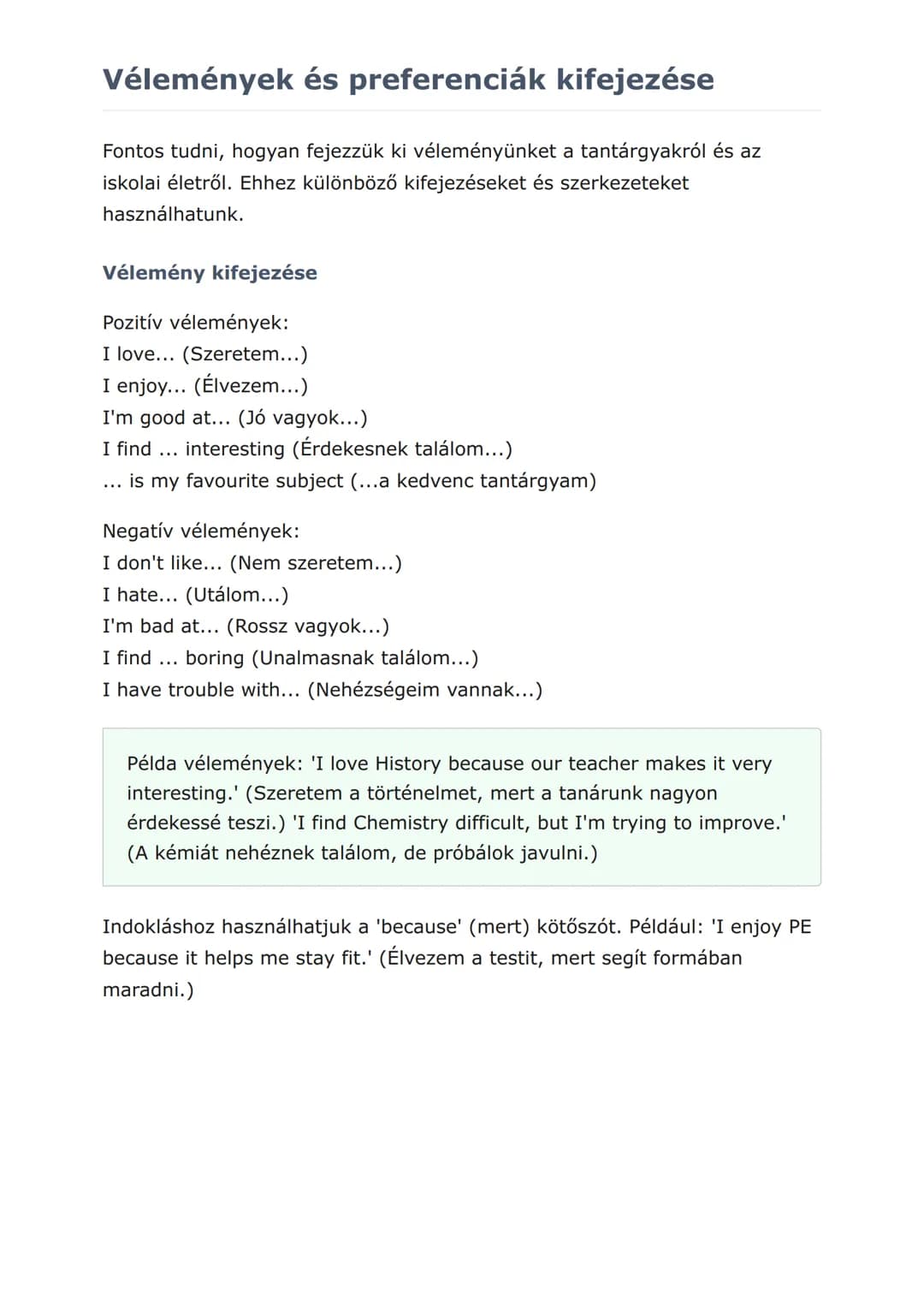 Mindennapi élet és
társadalom: Iskola és tanulás
angol nyelven
Iskolai élet és tanulási szokások angol nyelven való kifejezése
Angol • Grade