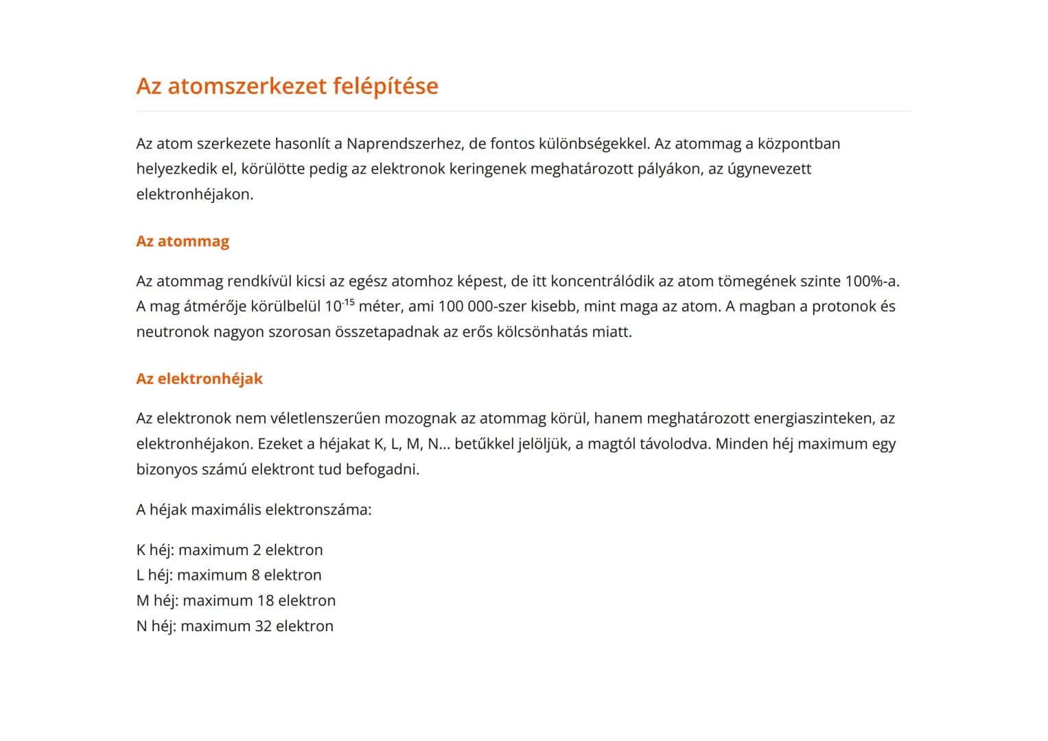 Az atom felépítése: proton, neutron, elektron és
atomszerkezet
Az atom alapvető részecskéinek és szerkezetének megismerése
Kémia • Grade 9 •