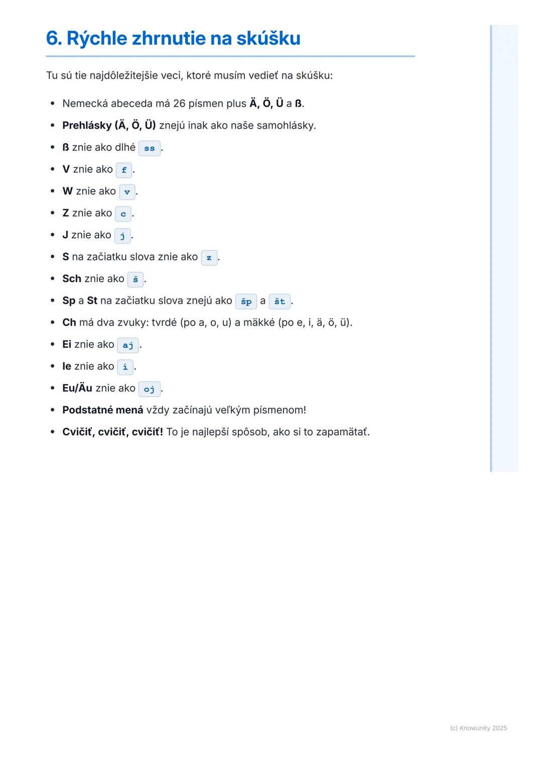 # Nemecká abeceda a
výslovnosť

## 1. Úvod a prečo je to dôležité

Ahojte! Dnes si ideme zopakovať nemeckú abecedu a ako správne
vyslovovať 