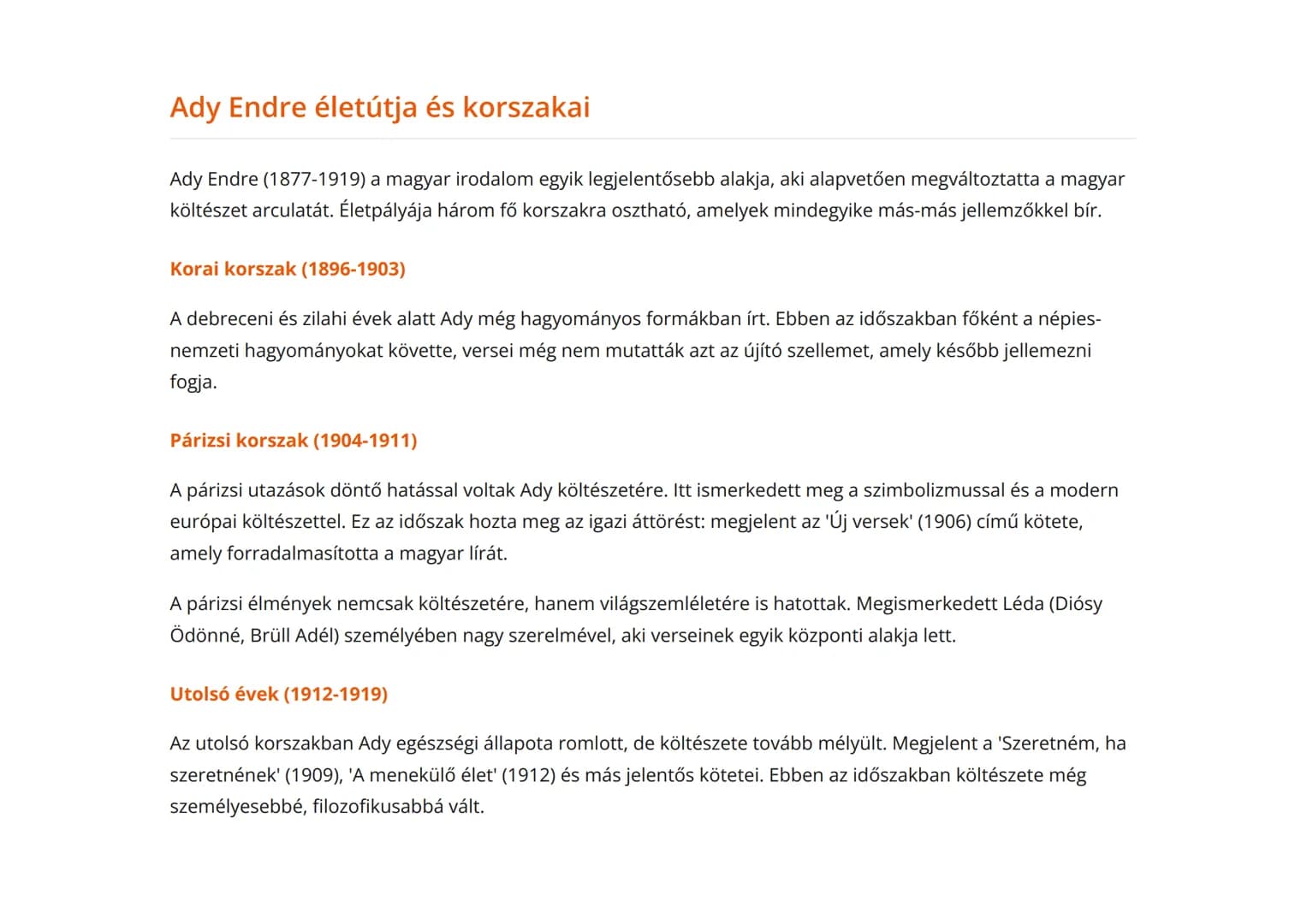 Ady Endre lírája és világszemlélete - Átfogó elemzés
Ady Endre költészetének és világnézetének mélyreható tanulmányozása
Magyar nyelv és iro