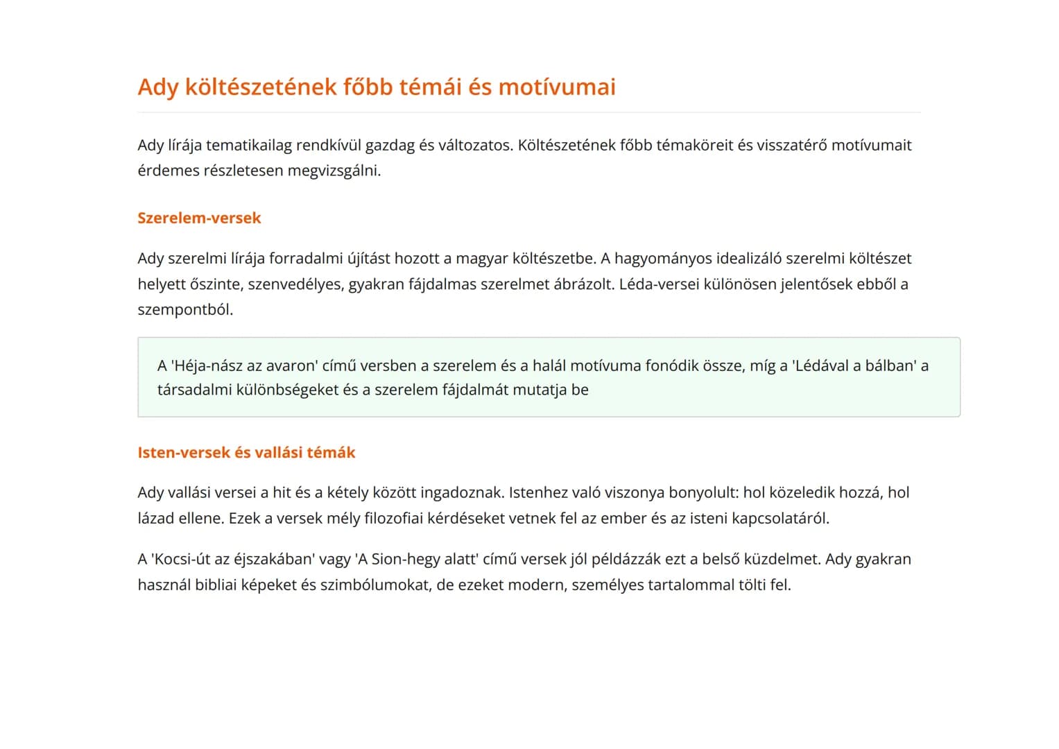 Ady Endre lírája és világszemlélete - Átfogó elemzés
Ady Endre költészetének és világnézetének mélyreható tanulmányozása
Magyar nyelv és iro